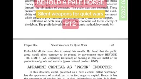 Behold a Pale horse Chapter 2 Silent weapons for quiet wars part 2