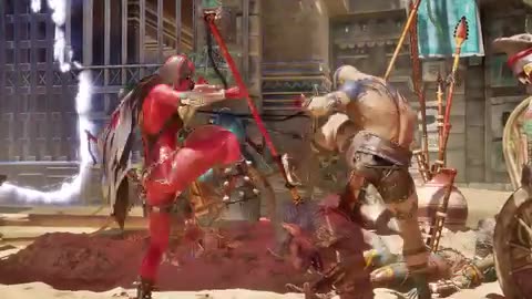 💥 Jacqui Briggs vs Rambo & Baraka: Hard-Level Fight in Mortal Kombat 11! 🎮🥋 #MortalKombatII