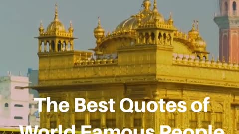 The Best Quotes of World Famous People