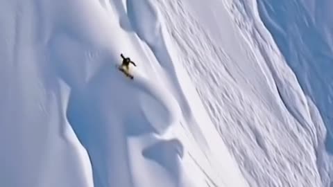 This is as far as humans can go in skiing?