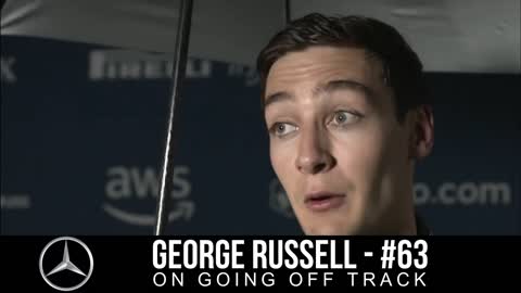 George Russell post qualifying F1 interview in Brazil