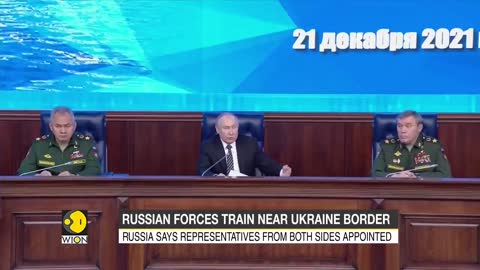 Russian forces train near Ukraine border | Russia | War | Moscow | US | Putin | WION | English News
