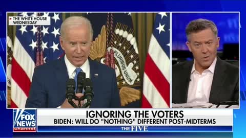 Gutfeld Biden says he won’t be changing anything unless it’s his pants Rumble shorts