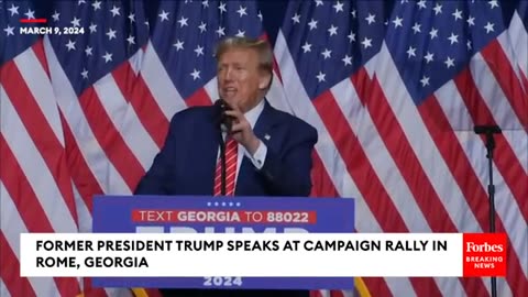 WATCH- Trump Invites Marjorie Taylor Greene Up On Stage During Georgia Rally- 'Please Come Up'