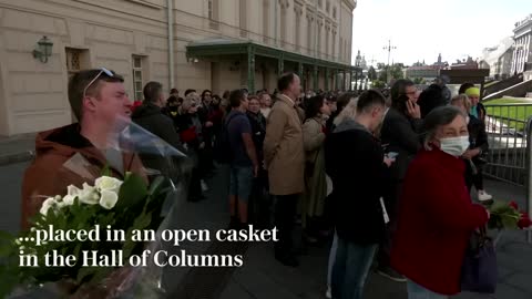 Hungary's Prime Minister Orban pays his respects as Gorbachev is denied a state funeral