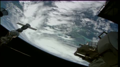 International Space Station Flyover of Hurricane Ian