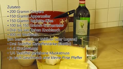 Stefans Käsefondue zu Silvester