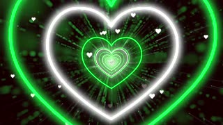 382. Neon Lights Love Heart 💚Green Love Heart Chibiusa Heart