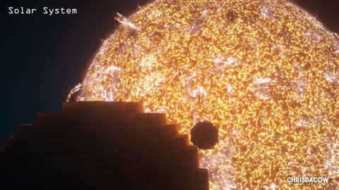 Guy builds the entire universe in Minecraft