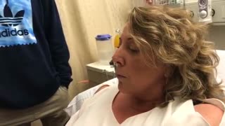 Sarah Cox interviewed from her hospital bed