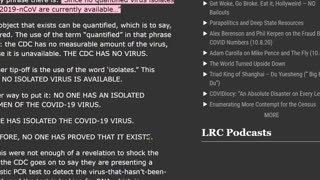 CDC & FDA ADMIT, COVID-19 DOES NOT EXIST - PAGE 38 TO 40