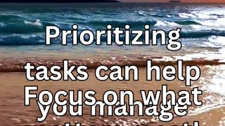 "Stay Positive and Focused: Prioritize Like a Pro"