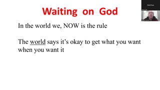 Waiting on God - 3/19/2023