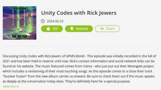 Unity Codes with Rick Jewers, Link in Description