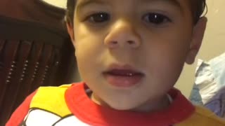 Toddler literally answers "no" to everything