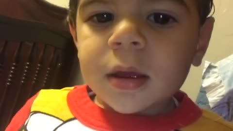 Toddler literally answers "no" to everything
