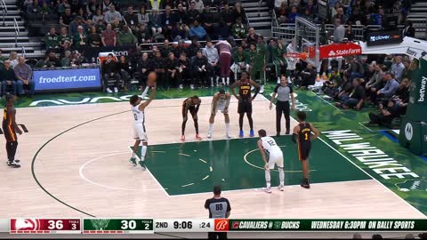 Giannis Antetokounmpo gave literally everyone a scare after badly rolling his ankle vs Hawks