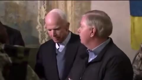 2016 Lindsey Graham & John McCain in Ukraine preparing for a proxy war with Russia