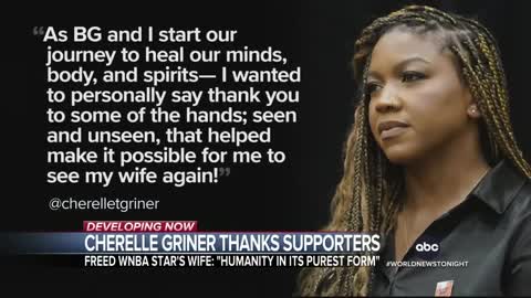 Outpouring of support for WNBA superstar Brittney Griner WNT