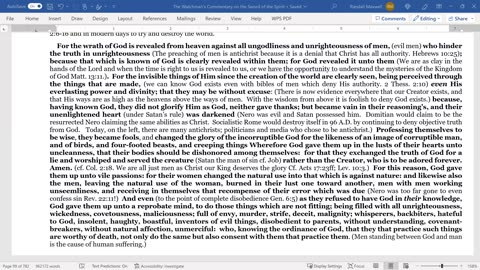 Romans 1-2. 21'st and 22nd days of contending for the one true faith from God Christianity.