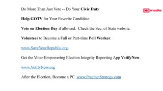 Sneak Peak: Precinct Strategy How to End Voting Machines Dan Schultz October 4 2022