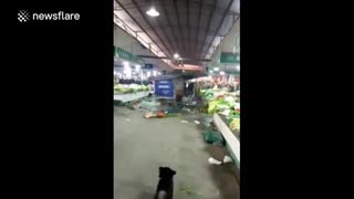 Possessed Rickshaw in Zhenjiang Market