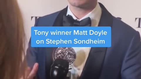 Tony winner Matt Doyle on Stephen Sondheim