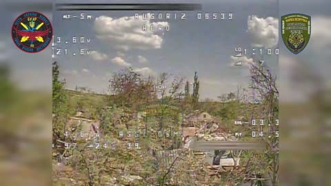 Ukrainian Drones Bring Down Entire Buildings on Russian Soldiers