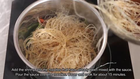 Ginger Shrimp & Glass Noodles / Goong Ob Woon Sen