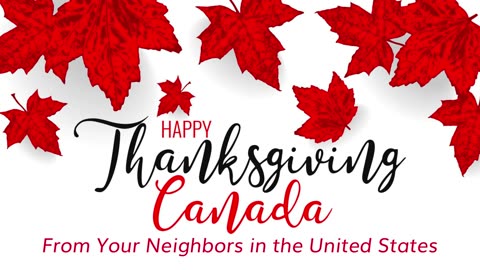 Happy Thanksgiving Canada