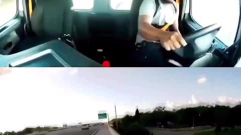 Truck driver dozed off Accident USA 🇺🇸