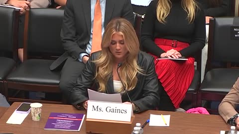 23-Year-Old Has To Go Sit In Front Of Congress And Tell Them That Men And Women Are Different