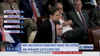 WATCH: GOP Rep. Draws Audible Gasps for His Speaker Vote