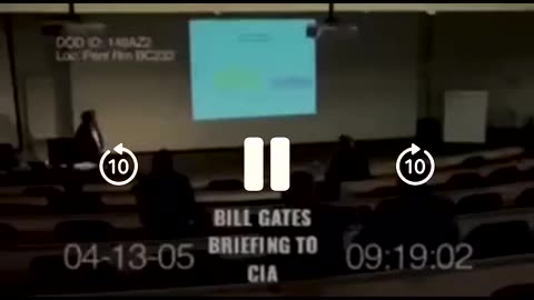 SECRET PRESENTATION TO CIA INCLUDING BILL GATES