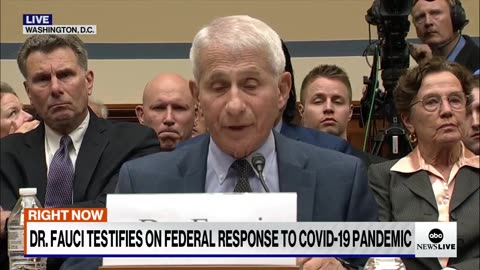 Dr. Fauci delivers opening remarks in congressional hearing on response to COVID-19 pandemic