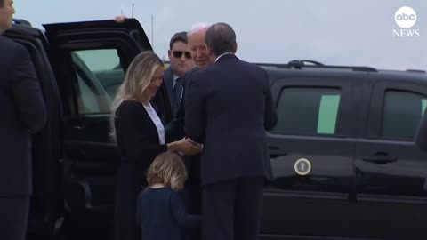 Pres. Biden arrives in Delaware, embraces son Hunter following conviction ABC News