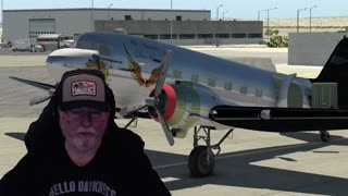 X-Plane 12, AeroWrx DC-3 KDFW to KCRP