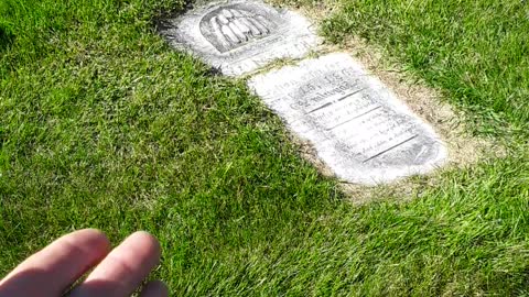 Salem Cemetery in Wales Wisconsin A man just 64 years old, in the grave