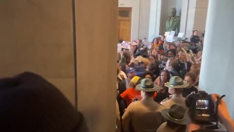 Mostly Peaceful Protest In The Tennessee Capitol