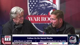 Steve Bannon interviews Jim Caviezel on the media not reporting on missing kids.