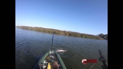 Beaufort fishing from kayak