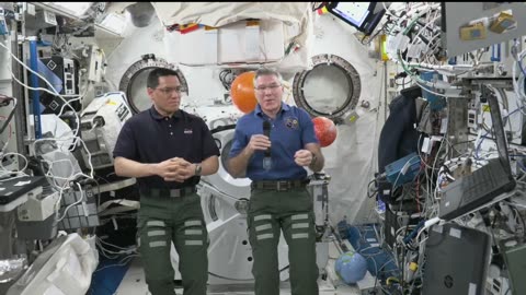 Expedition 69 Space Station Crew Answers Kingfisher, Oklahoma, Student Questions