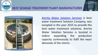 Best Sewage Treatment Plant Manufacturer in MP – AWS