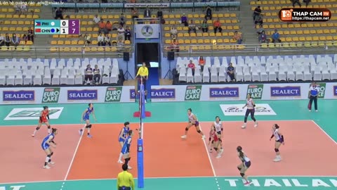 PHI vs CHN - Pool D - AVC 22nd Asian Senior Women's Volleyball Championship (Thailand) 20230831 720P