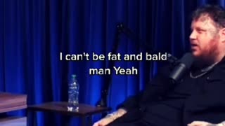 Jelly roll talks about not wanting to be fat and bald