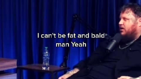 Jelly roll talks about not wanting to be fat and bald