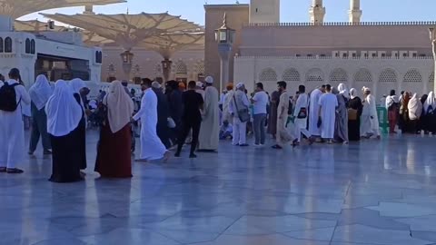 Take the opportunity to sholawat in front of the Prophet's tomb