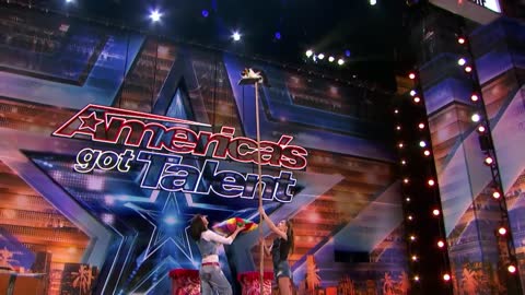 The Savitsky Cats Super Trained Cats Perform Exciting Routine - America's Got Talent 2018