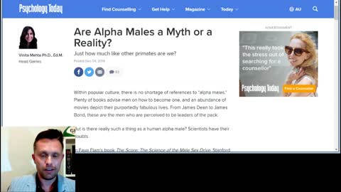 The term alpha male is used by women to justify hypergamy