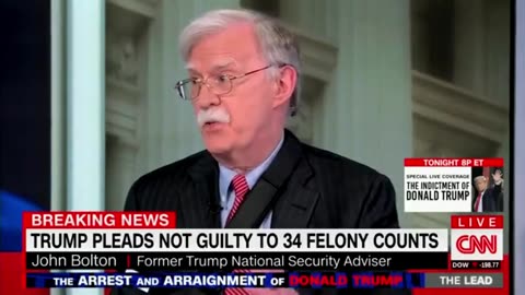 You Can See The Panic In Deep State John Bolton's Face While Commenting On Trump's Indictment